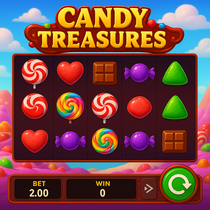 RoboCat Casino - Candy Treasures Slot Game